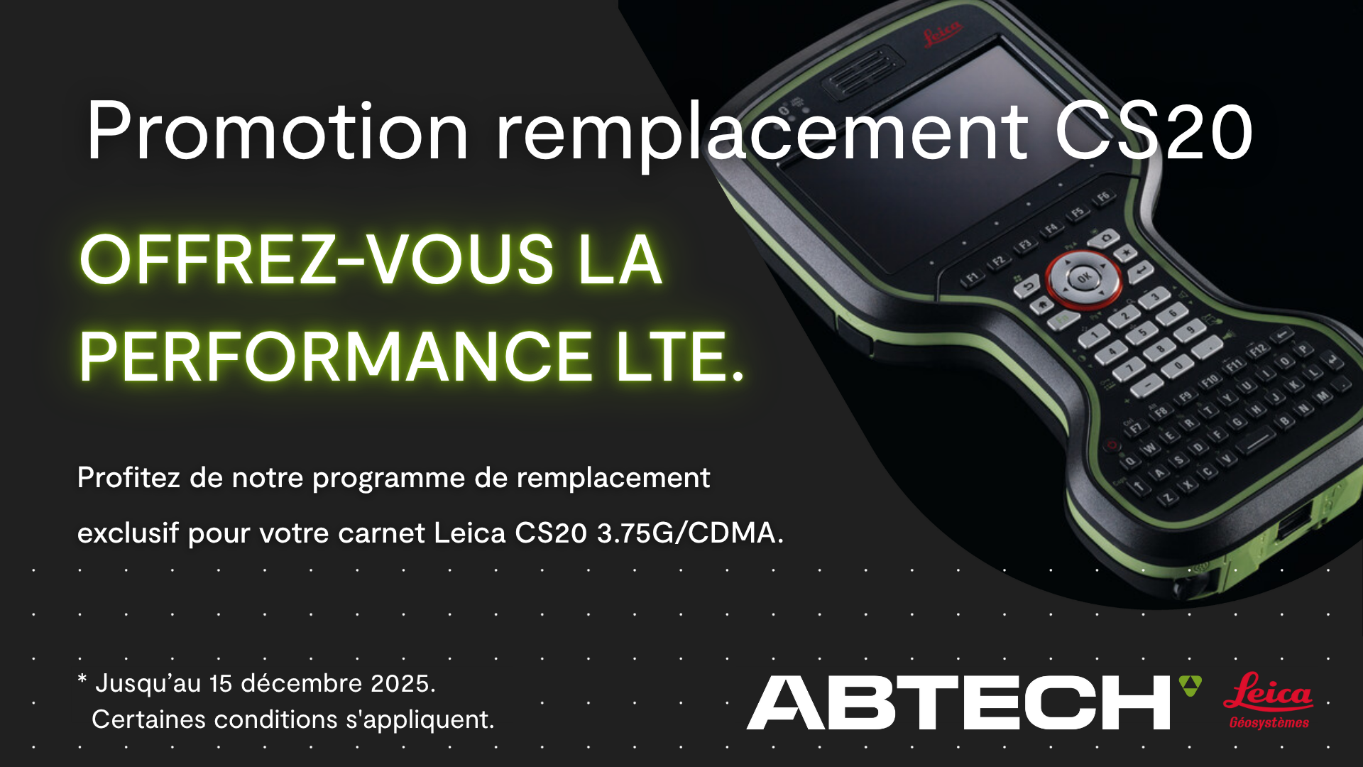 Promo remplacement CS20 3.75G